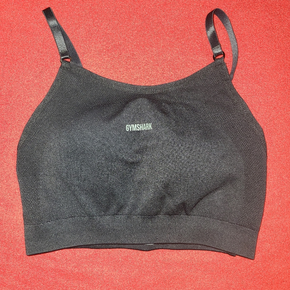NWT Gymshark black and grey size XS sports bra.
